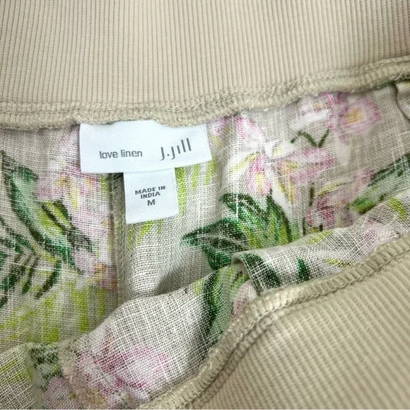 J. Jill Love Linen Orchid Cropped Pants - Picture 8 of 15